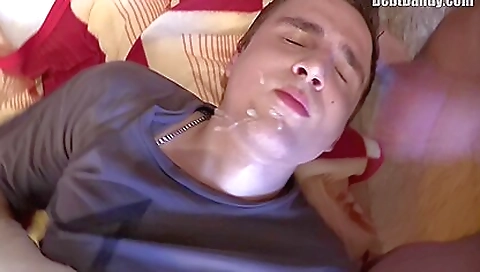 Sexy chick fucks on a dildo