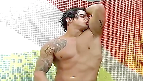 Sexy brunettecrating with her boyfriend