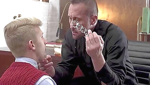 Shaky blonde fucked on camera