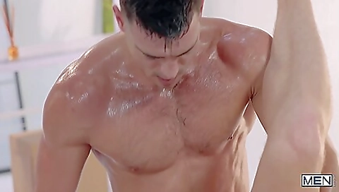 Hawt blond with sexy body fucking